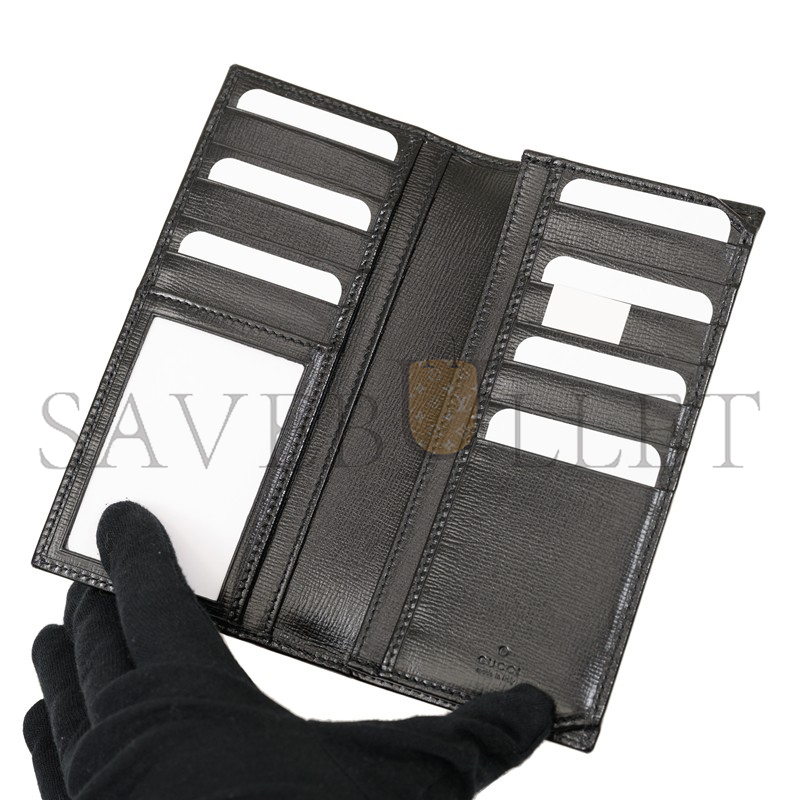 GUCCI GG SUPREME LONG WALLET 672947 (17.5*9cm)